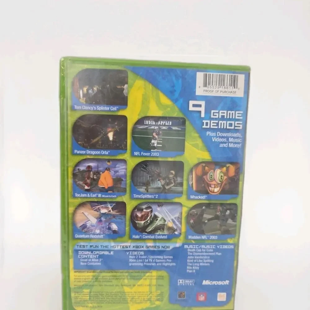XBOX Exhibition: Demo Disc Volume 1 New Factory Sealed Halo 9 Games Rare